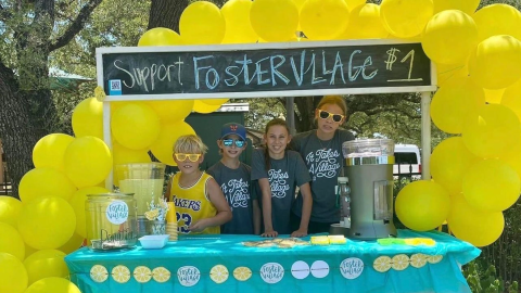 ATX Today - Austinites Open Lemonade Stands to Support Local Nonprofit Foster Village