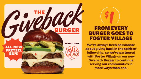Hat Creek to Help Children in Foster Care with New Giveback Burger